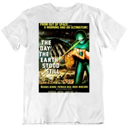 Cult Classic Retro The Day The Earth Stood Still Sci Fi Movie  Poster 