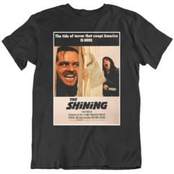 Cult Classic Horror The Shining Movie Poster Fan T Shirt