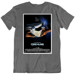 Cult Classic Horror Gremlins 1980's Movie  Poster T Shirt