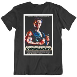 Cult Classic Commando 1980's Movie  Poster v2 T Shirt