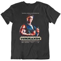 Cult Classic Commando 1980's Movie  Poster v3 T Shirt