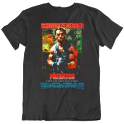 Cult Classic Predator 1980's Movie  Poster v2 T Shirt
