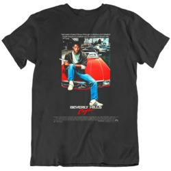 Cult Classic Beverly Hills Cop 1980's Movie Poster T Shirt
