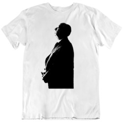 Alfred Hitchcock Silhouette Legendary Director  T Shirt