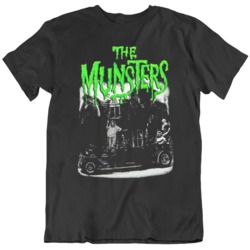 Retro TV Show The Munsters Coach  T Shirt