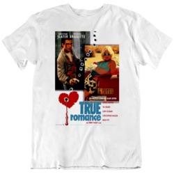 True Romance 90's Action Cool Film German Poster  T Shirt