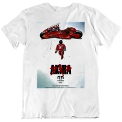 Akira 1988 Japanese Movie Poster Fan T Shirt