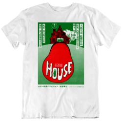 House 1977 Japanese Horror  Movie Poster Fan   T Shirt