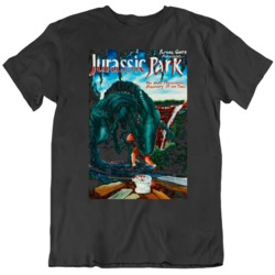 Jurassic Park African Movie Poster Fan T Shirt