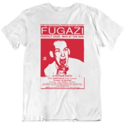 Fugazi Exeter 1989 Poster T Shirt