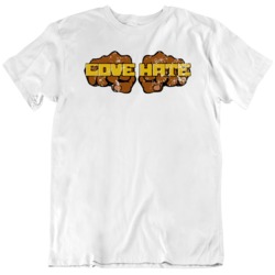 Love Hate Radio Raheem Do The Right Thing Distressed  T Shirt