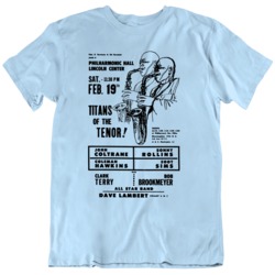 John Coltrane New York Music poster 1966 T Shirt