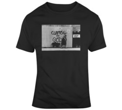 Clapton is God Music Fan  T Shirt