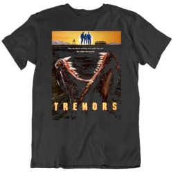 Tremors 1990 Movie Poster Black  T Shirt