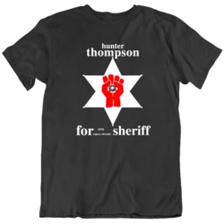 Hunter Thompson 1970 Retro Star Thompson For Sheriff T Shirt