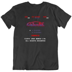 Galaxian Video Game Old School Retro  8bit  T Shirt
