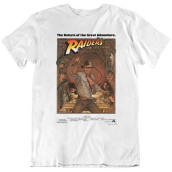 Raiders of The Lost Ark Indiana Jones Movie Poster T Shirt