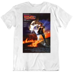 Back to The Future Movie Poster Fan v2 T Shirt
