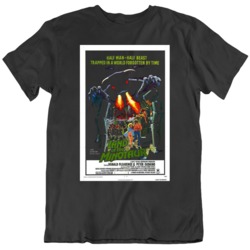 Land of the Minotaur Horror Movie Poster Fan Black T Shirt