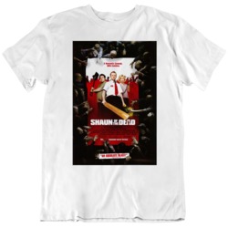 Shaun Of The Dead Horror Movie Poster Fan T Shirt