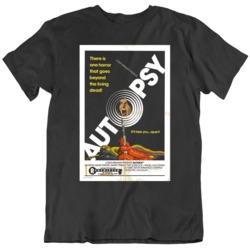 Autopsy Horror Retro Movie Poster Fan T Shirt