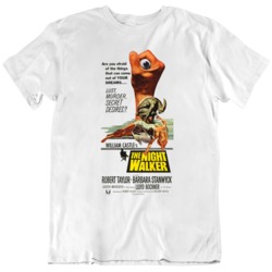 The Night Walker Horror Retro Movie Poster Fan T Shirt