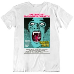 Vampire Circus Retro Horror Movie Poster Fan T Shirt