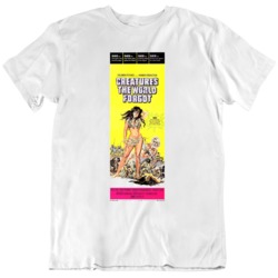 Creatures The World Forgot Retro Horror Movie Poster Fan T Shirt