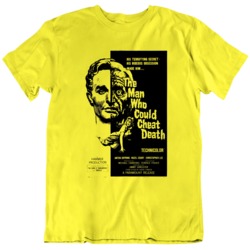 The Man Who Could Cheat Death Retro Horror Movie Poster Fan v2 T Shirt