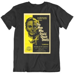 The Man Who Could Cheat Death Retro Horror Movie Poster Fan  T Shirt