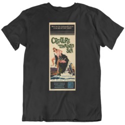 Creature from the Haunted Sea Retro Horror Movie Poster Fan v2 T Shirt