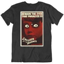 Children of The Damned Retro Horror Movie Poster Fan T Shirt