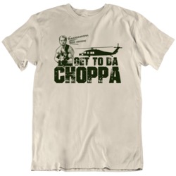 Get to The Choppa Predator Movie Fan  T Shirt