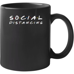 Social Distancing 2020 Friends Parody Mug