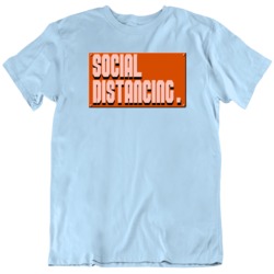 Social Distancing 2020 Super Mario Bros Parody T Shirt