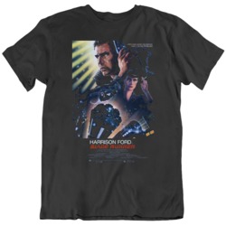 Classic Sci Fi Blade Runner Movie Poster   T Shirt