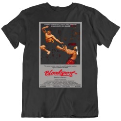 80's Movie Bloodsport Movie Poster T Shirt
