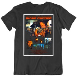 80's Movie Blade Runner  Retro Movie Poster v5 T Shirt