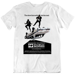 80's Movie The Blues Brothers Retro Movie Poster T Shirt