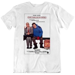 80's Movie  Planes Trains and Automobiles Retro Movie Poster  T S