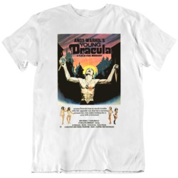 Andy Warhol's Young Dracula Retro Rare Movie Poster T Shirt