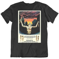 Andy Warhol's Young Dracula Retro Rare Movie Poster black T Shirt