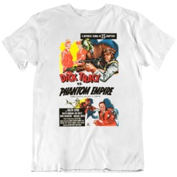 Dick Tracy vs Phantom Empire Crime Inc Retro Rare Movie Poster T Shirt