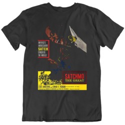 Satchmo The Great Retro  Movie Poster T Shirt