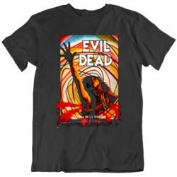 Evil Dead French Retro Movie Fan    T Shirt