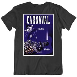 Retro Poster Carnaval Cuba 1946  T Shirt