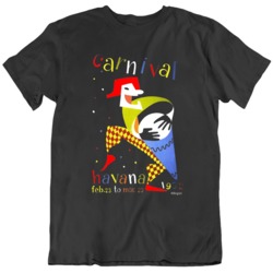 Retro Poster Carnaval Cuba 1952   T Shirt