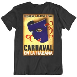 Retro Poster Carnaval Cuba 1941  T Shirt