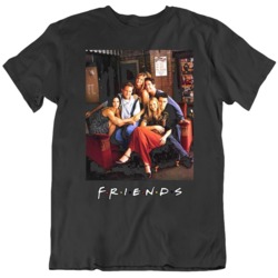Retro TV SHOW Poster Friends Fan  T Shirt