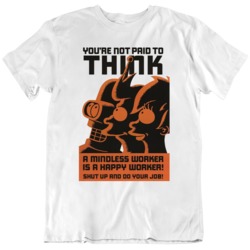 Funny TV SHOW Poster Futurama Fan White T Shirt